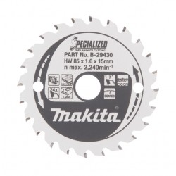 Makita Zāģripa 85x15mm 24T,...
