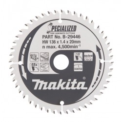 Makita Zāģripa 136x20mm 48T...